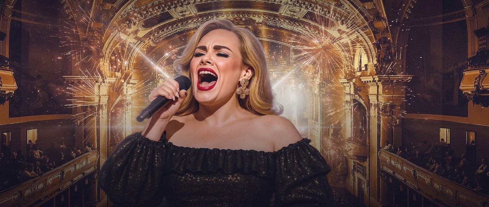 Natalie Black singing live on stage